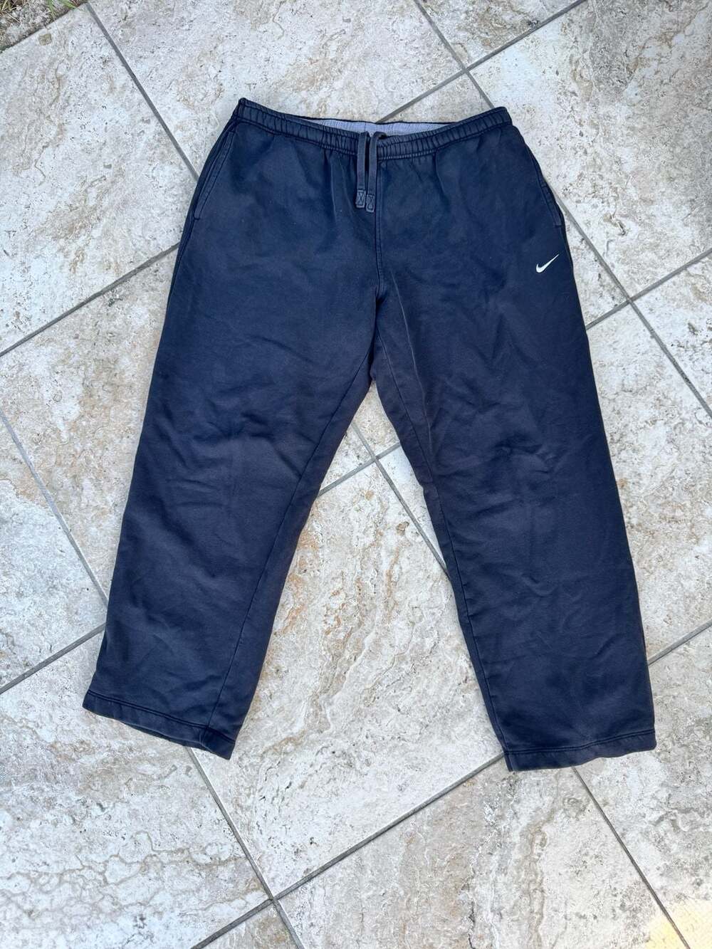 Nike The Athletic Dept Vintage Y2K Fleece Sweatpants Black Size L